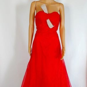 New Joli A-Line Formal Gown Style 9329 in Red